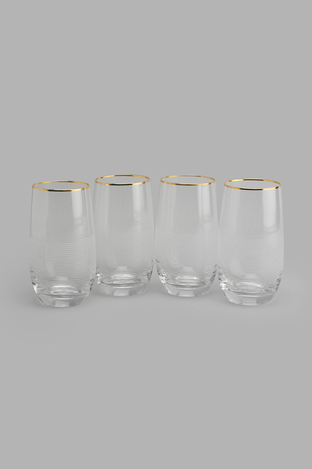 Redtag-Clear-Tumbler-Set--With-Gold-Rim-(4-Piece)-Tumblers-Home-Dining-