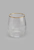 Redtag-Clear-Tumbler-Set--With-Gold-Rim-(4-Piece)-Tumblers-Home-Dining-