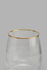 Redtag-Clear-Tumbler-Set--With-Gold-Rim-(4-Piece)-Tumblers-Home-Dining-