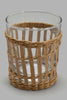 Redtag-Brown-Glass-Tumbler-With-Weaving-Tumblers-Home-Dining-