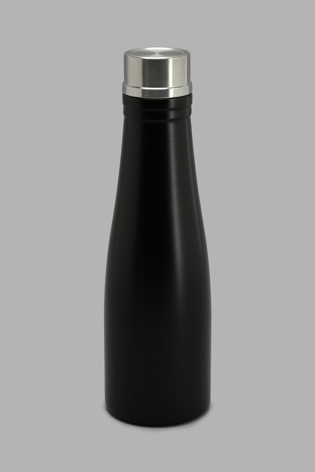 Redtag-Black-Metal-Water-Bottle-Bottles-Home-Dining-