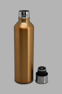 Redtag-Gold-Metal-Water-Bottle-Bottles-Home-Dining-