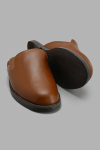 Redtag-Brown-Mule-Mules-Men's-