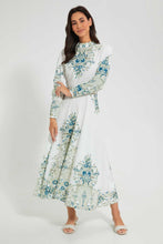 تنزيل الصورة على معرض الصور، Redtag-Placement-Print-Maxi-Dress-Dresses-Women&#39;s-
