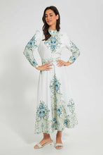 تنزيل الصورة على معرض الصور، Redtag-Placement-Print-Maxi-Dress-Dresses-Women&#39;s-
