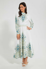 تنزيل الصورة على معرض الصور، Redtag-Placement-Print-Maxi-Dress-Dresses-Women&#39;s-
