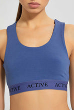 تنزيل الصورة على معرض الصور، Redtag-Blue-Bra-With-Placement-Print-Active-Tees-Women&#39;s-
