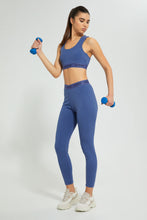 تنزيل الصورة على معرض الصور، Redtag-Blue-Active-Pant-With-Placement-Print-Joggers-Women&#39;s-
