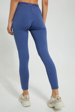 تنزيل الصورة على معرض الصور، Redtag-Blue-Active-Pant-With-Placement-Print-Joggers-Women&#39;s-
