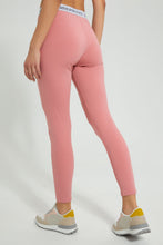 تنزيل الصورة على معرض الصور، Redtag-Pink-Active-Pant-With-Placement-Print-Joggers-Women&#39;s-
