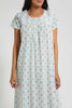 Redtag-Ivory-Floral/Stripe-Printed-Nightgown-Nightgowns-Women's-