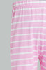 Redtag-White-Printed-T-Shirt-With-Printed-Pyjama-Set-Pyjama-Sets-Infant-Girls-3 to 24 Months
