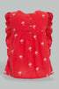 Redtag-Red-Embroideredroidered-Top-With-Side-Frills-Blouses-Infant-Girls-3 to 24 Months