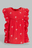 Redtag-Red-Embroideredroidered-Top-With-Side-Frills-Blouses-Infant-Girls-3 to 24 Months