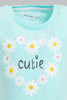 Redtag-Mint-Floral-Aop-Pyjama-Set-Pyjama-Sets-Infant-Girls-3 to 24 Months
