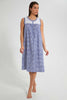 Redtag-Blue-Check-Printed-Nightgown-Nightgowns-Women's-