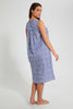 Redtag-Blue-Check-Printed-Nightgown-Nightgowns-Women's-