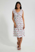 Load image into Gallery viewer, Mint Floral Nightgown
