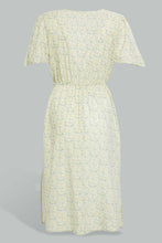 Load image into Gallery viewer, Redtag-Yellow-Floral-Printed-Nightgown-Nightgowns-Women&#39;s-
