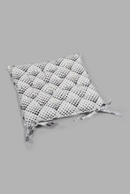 تنزيل الصورة على معرض الصور، Redtag-Grey-Geometric-Printed-Chairpad-Chair-Pads-Home-Bedroom-
