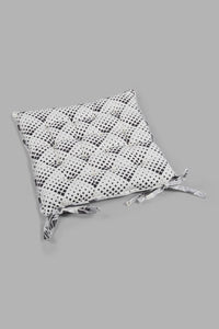 Redtag-Grey-Geometric-Printed-Chairpad-Chair-Pads-Home-Bedroom-