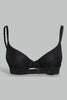 Redtag-Black/Beige/White-Plain-Plunge-Bra-(3-Pack)-Plunge-Bras-Women's-
