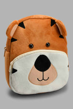 Load image into Gallery viewer, Redtag-Brown-Character-Faux-Fur-Backpack-Backpacks-Boys-
