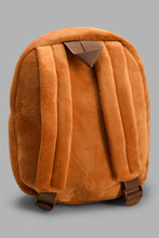 Load image into Gallery viewer, Redtag-Brown-Character-Faux-Fur-Backpack-Backpacks-Boys-
