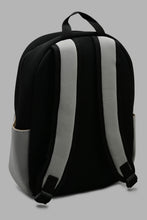 تنزيل الصورة على معرض الصور، Redtag-Grey-And-Black-Character-Printed-Backpack-Backpacks-Boys-
