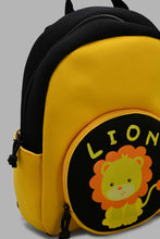 تنزيل الصورة على معرض الصور، Redtag-Yellow-And-Black-Character-Printed-Backpack-Backpacks-Boys-
