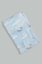 تنزيل الصورة على معرض الصور، Redtag-Blue-Jacquard-Blanket-Baby-Blankets-Baby-0 to 12 Months
