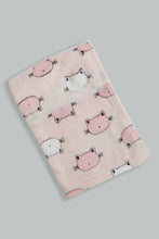 Load image into Gallery viewer, Redtag-Pink-Jacquard-Blanket-Baby-Blankets-Baby-0 to 12 Months
