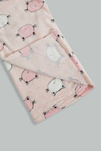 Load image into Gallery viewer, Redtag-Pink-Jacquard-Blanket-Baby-Blankets-Baby-0 to 12 Months
