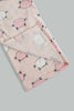 Redtag-Pink-Jacquard-Blanket-Baby-Blankets-Baby-0 to 12 Months