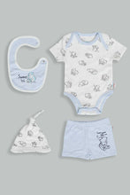 Load image into Gallery viewer, Redtag-Blue-Dumbo-4-Pcs-Gift-Box-Gift-Sets-Baby-0 to 12 Months
