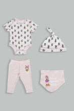 Load image into Gallery viewer, Redtag-Pink-Daisy-4-Pcs-Gift-Box-Gift-Sets-Baby-0 to 12 Months

