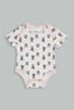 Redtag-Pink-Daisy-4-Pcs-Gift-Box-Gift-Sets-Baby-0 to 12 Months