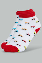 تنزيل الصورة على معرض الصور، Redtag-Assorted-3-Pk-Car-Ankle-Socks-Ankle-Socks-Boys-2 to 8 Years
