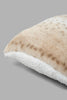 Redtag-Beige-Animal-Design-Pv-Fur-Cushion-Cushions-Home-Bedroom-