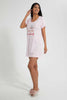 Redtag-Peach-Printed-Nightshirt-(2-Pack)-Nightshirts-Women's-