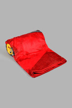 تنزيل الصورة على معرض الصور، Redtag-Yellow/Red-Spiderman-Print-Flannel-Blanket-Kids-Blankets-Home-Bedroom-
