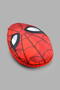 Redtag-Red-Spiderman-Cushion-With-LED-Light-Character,-Colour:Red,-Filter:Home-Bedroom,-HMW-BED-Cushions,-New-In,-New-In-HMW-BED,-Non-Sale,-S22A,-Section:Homewares-Home-Bedroom-