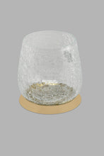 تنزيل الصورة على معرض الصور، Redtag-Gold-Crackle-Glass-Cotton-Jar-Cotton-Jars-Home-Bathroom-
