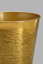 Load image into Gallery viewer, Gold Steel Waste Bin
