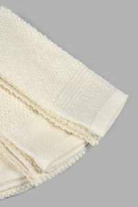 Redtag-Cream-Hand-Towel-Set-(3-Piece)-Colour:Cream,-Filter:Home-Bathroom,-HMW-BAC-Hand-Towels,-New-In,-New-In-HMW-BAC,-Non-Sale,-S22A,-Section:Homewares-Home-Bathroom-