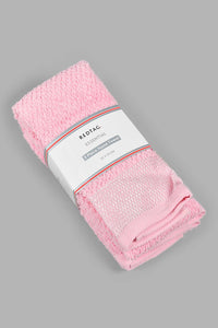 Redtag-Pink-Hand-Towel-Set-(3-Piece)-Colour:Pink,-Filter:Home-Bathroom,-HMW-BAC-Hand-Towels,-New-In,-New-In-HMW-BAC,-Non-Sale,-S22A,-Section:Homewares-Home-Bathroom-