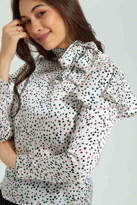 Redtag-Ivory-Heart-Print-Blouse-Blouses-Women's-