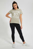 Redtag-Pale-Green-Oversized-Printed-Tee-Plain-Women's-