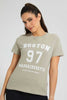 Redtag-Pale-Green-Oversized-Printed-Tee-Plain-Women's-