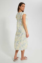 Load image into Gallery viewer, Redtag-Yellow-Floral-Printed-Nightgown-Nightgowns-Women&#39;s-
